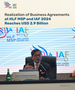 Realization of Business Agreements at HLF MSP and IAF 2024 Reaches USD 2.9 Billion