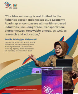 Indonesia Leads Blue Economy Initiative at HLF MSP 2024