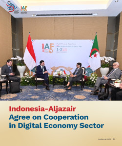 Indonesia-Algeria Agree on Cooperation in Digital Economy Sector