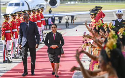 Presiden Rwanda tiba di Bali