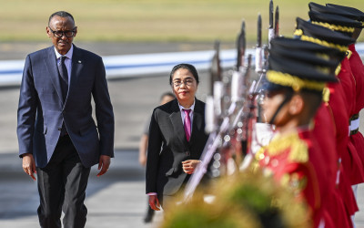 Presiden Rwanda tiba di Bali