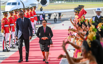 African Leaders Arrive in Bali to Attend HLF MSP 2024 and 2nd IAF