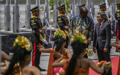 Arrival of Zimbabwe Vice President Kembo Mohadi