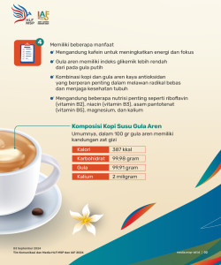 Kopi Susu Gula Aren Pilihan Favorit Delegasi di HLF MSP dan IAF Bali 2024