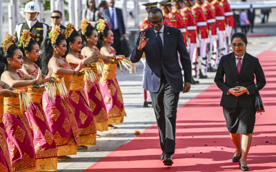 President of Rwanda Arrived in Bali