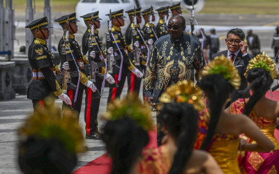 Arrival of Zimbabwe's Vice President Kembo Mohadi