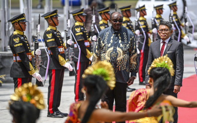 Arrival of Zimbabwe Vice President Kembo Mohadi