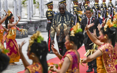 Arrival of Zimbabwe Vice President Kembo Mohadi