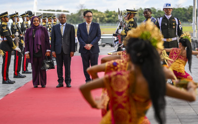 Arrival of Zanzibar President Hussein Ali Mwinyi