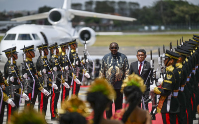 Arrival of Zimbabwe Vice President Kembo Mohadi