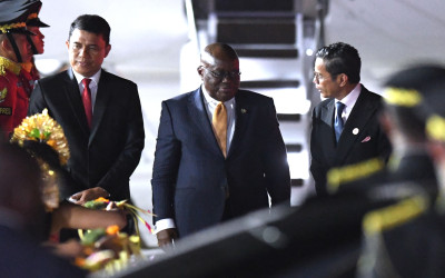 President of Ghana Arrived in Bali.