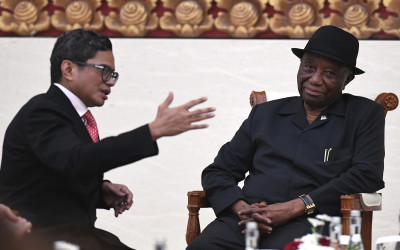 Presiden Liberia tiba di Bali