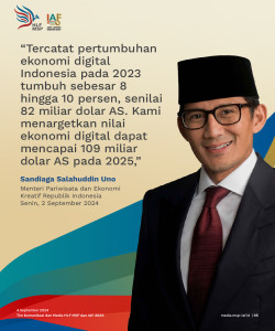 Di IAF 2024, Indonesia Unjuk Diri Pertumbuhan Ekonomi Digital Tembus 10 Persen